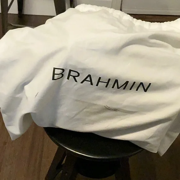 Brahmin Marvin Melbournee Black Crocodile-Embossed Backpack - Picture 12 of 12